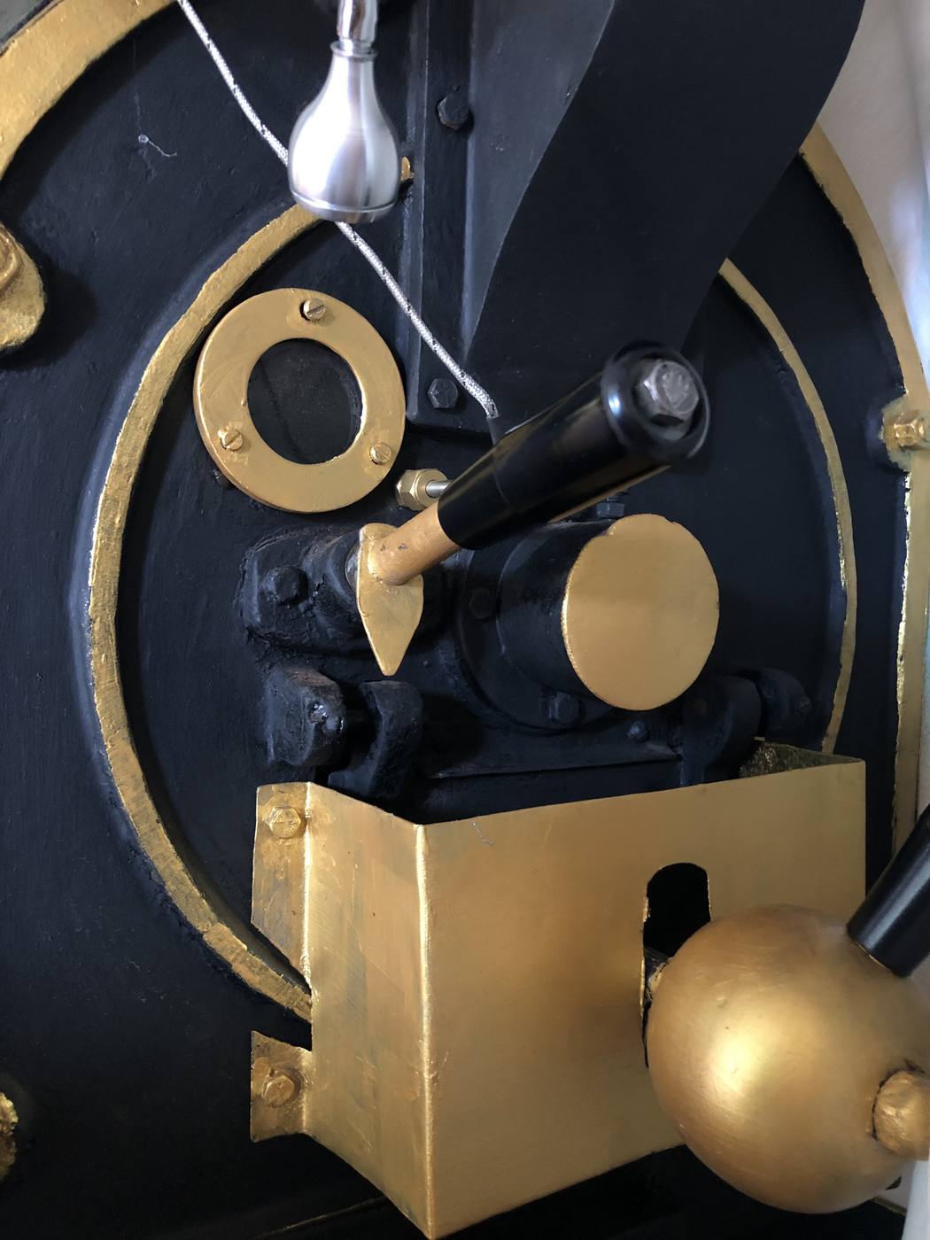 Coffee roaster detail